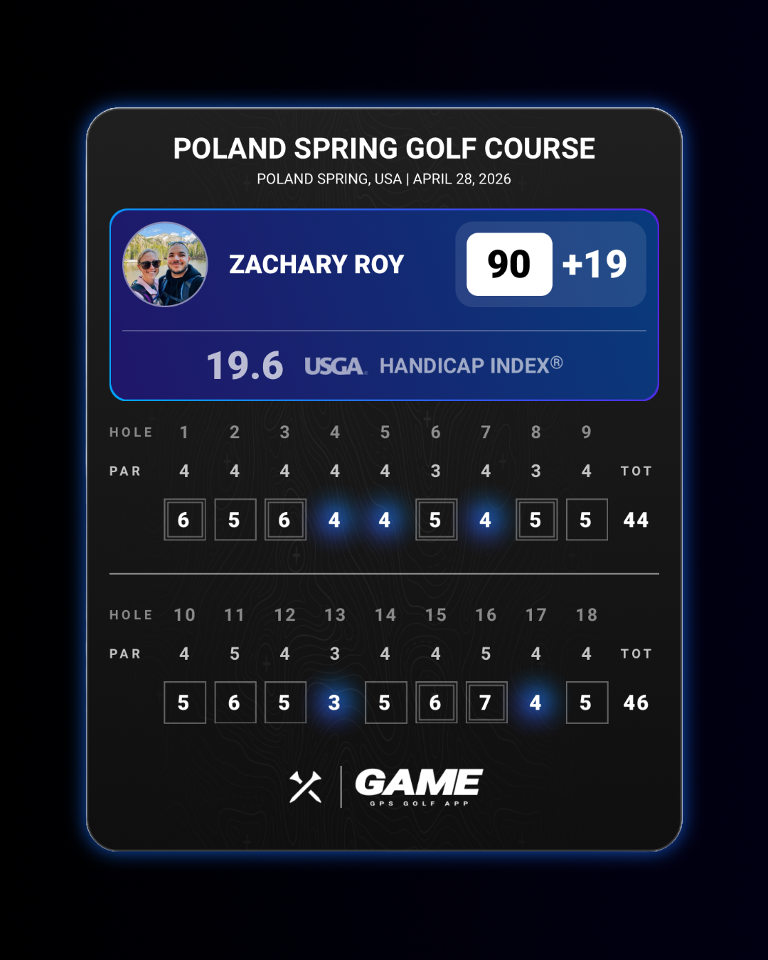 Round at Poland Spring